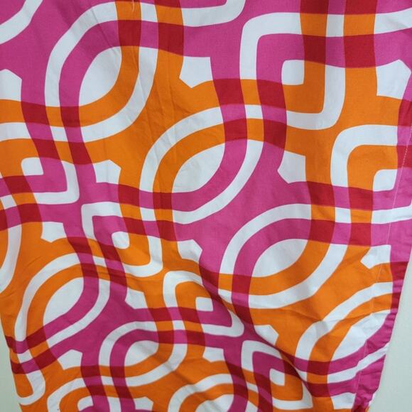 Trina Turk Geometric Bed Lumbar Pillow Cover size 22.5 x 36.5 Multi - Picture 4 of 8